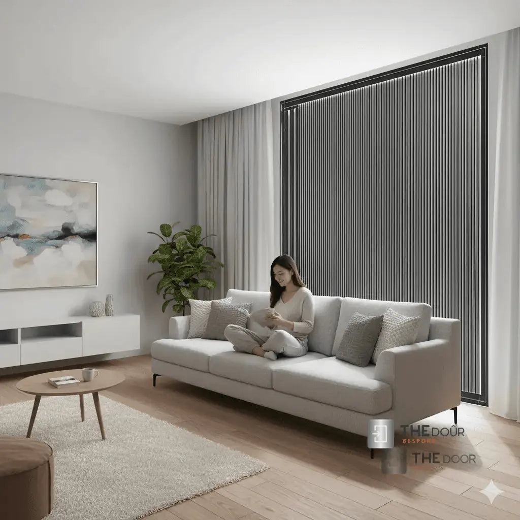 Insulated honeycomb blackout blind by THEdoûr Bespoke for keeping homes warm in winter