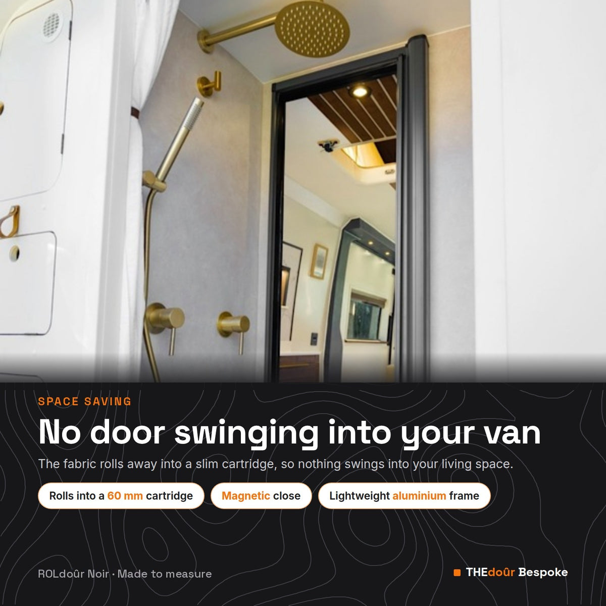 a shower head and door with a shower head