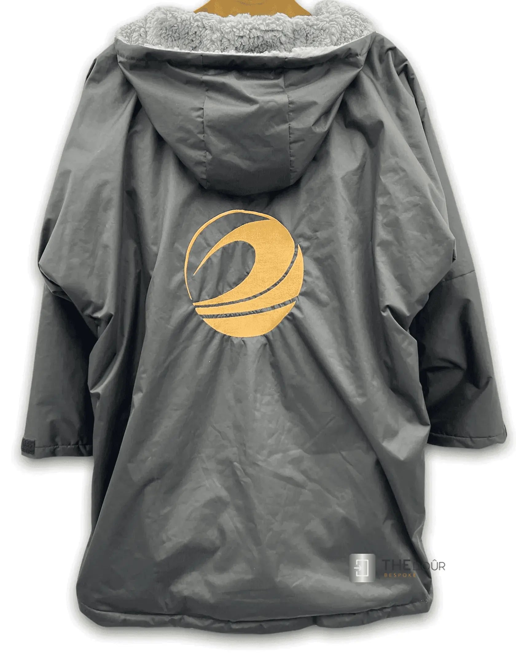 GF Large Dry Beach Changing Robe, Sherpa Fleece Lining - Waterproof, Windproof Oversized Coat - Swimming - Water-sports THEdoûr Bespoke