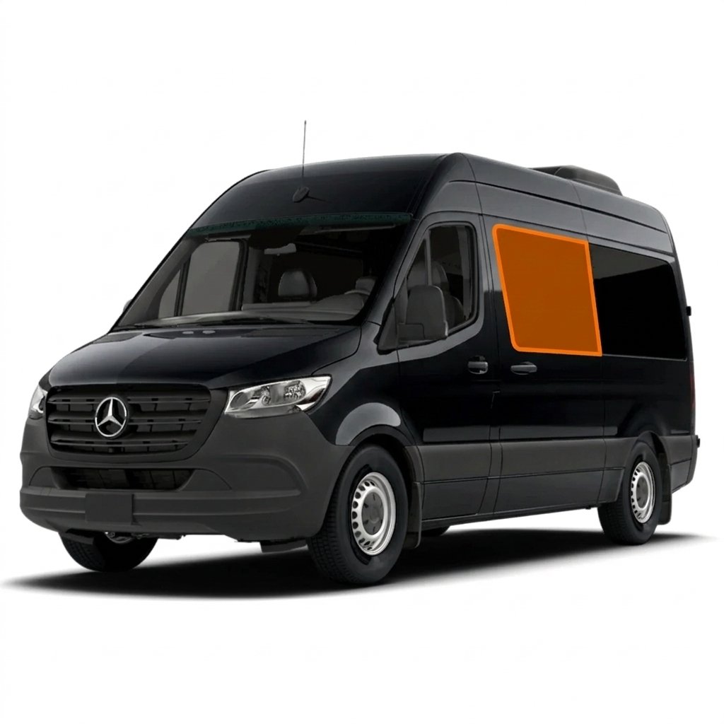 Mercedes Sprinter Window Covers – Models (2019 – Current) | Magnetic Insulated Blackout Privacy Sets - THEdoûr Bespoke