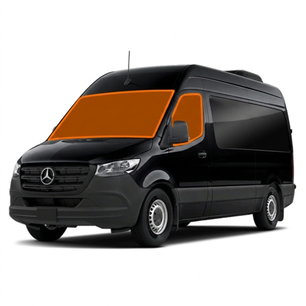 Mercedes Sprinter Window Covers – Models (2019 – Current) | Magnetic Insulated Blackout Privacy Sets - THEdoûr Bespoke