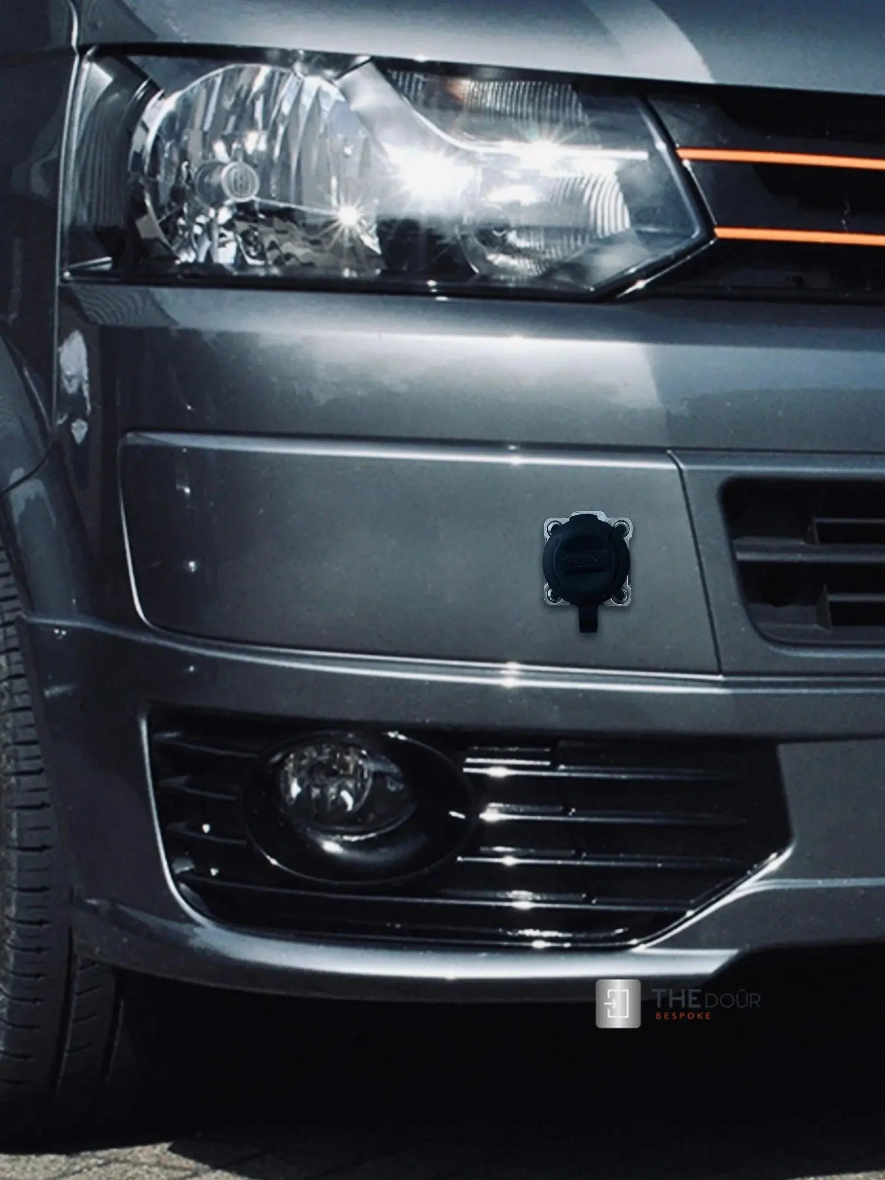 IP67 COMPACT Surface Mounted 240v Electric Hookup Black & Chrome THEdoûr Bespoke