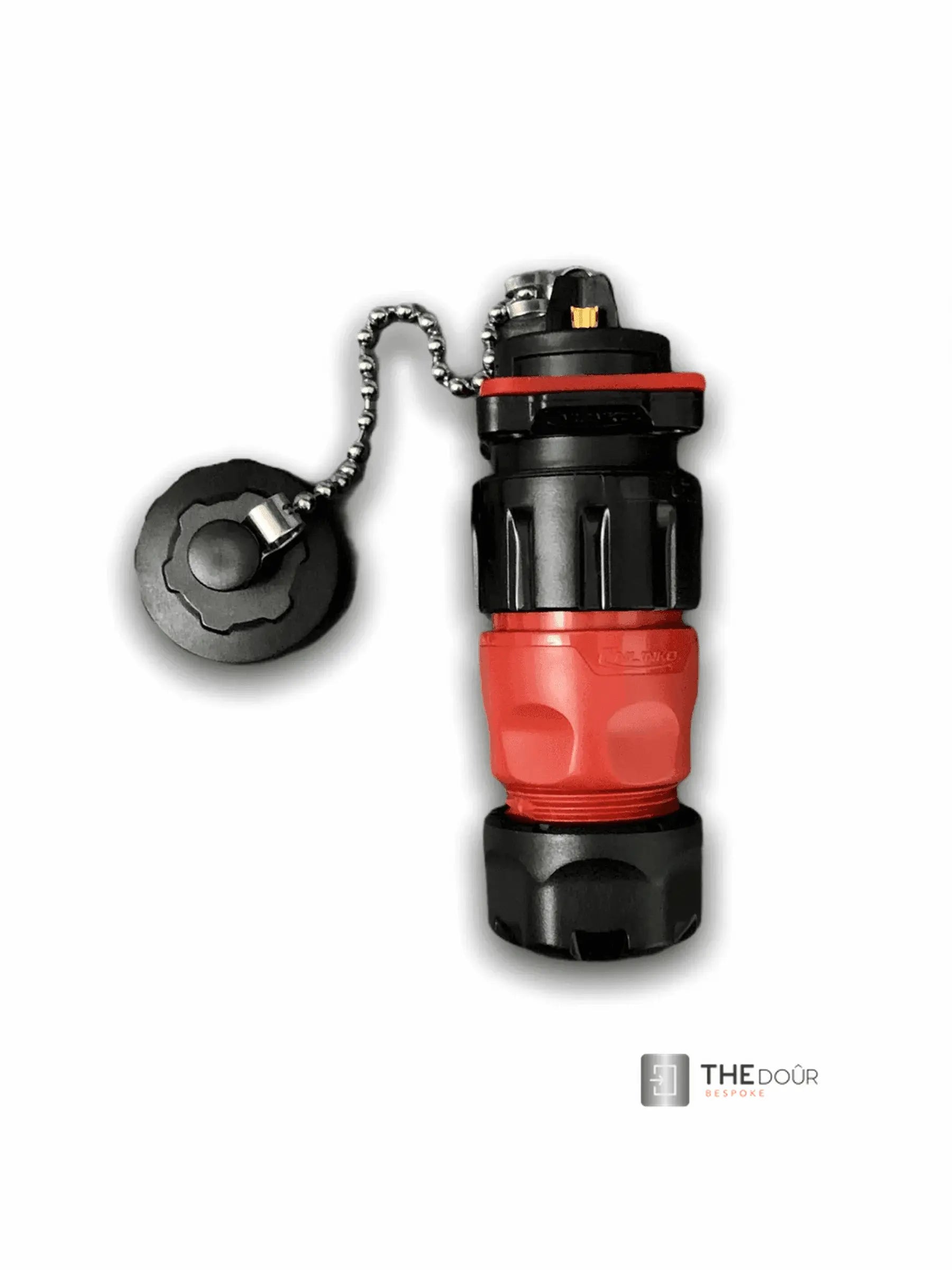 IP67 COMPACT Surface Mounted 240v Electric Hookup Red & Black THEdoûr Bespoke
