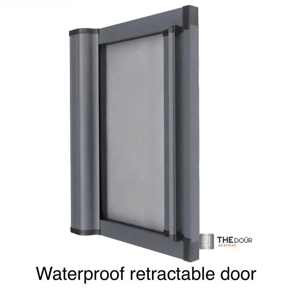 ROLdour Small Custom Made, Space Saving Horizontal or Vertical Sliding Door / Screen, Waterproof, Blackout in Lightweight Aluminium Frame THEdoûr Bespoke