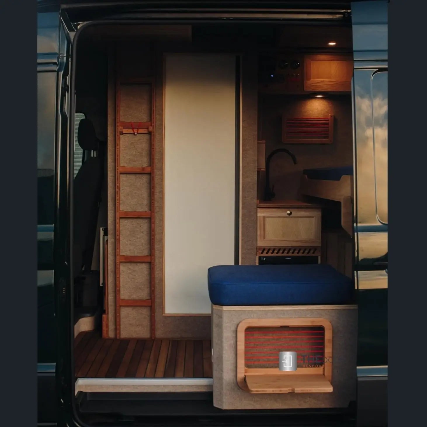 ROLdour Campervan / RV Shower Door PRE MADE 1750mm Tall x 1000mm Self Cut Width THEdoûr Bespoke