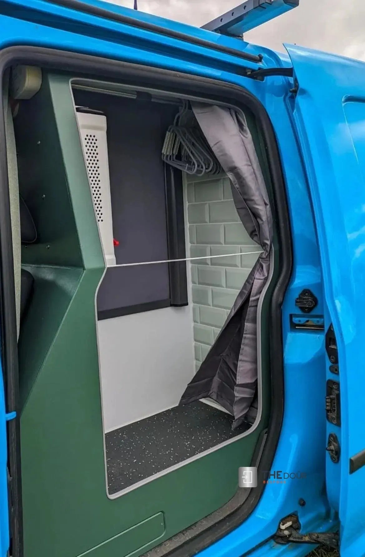 ROLdour Small Custom Made, Space Saving Horizontal or Vertical Sliding Door / Screen, Waterproof, Blackout in Lightweight Aluminium Frame THEdoûr Bespoke