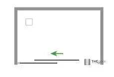 SAFEdour (ZERO Glass) Single Sliding Shower Door for Homes, Public Spaces, Campervans & Motorhomes THEdoûr Bespoke