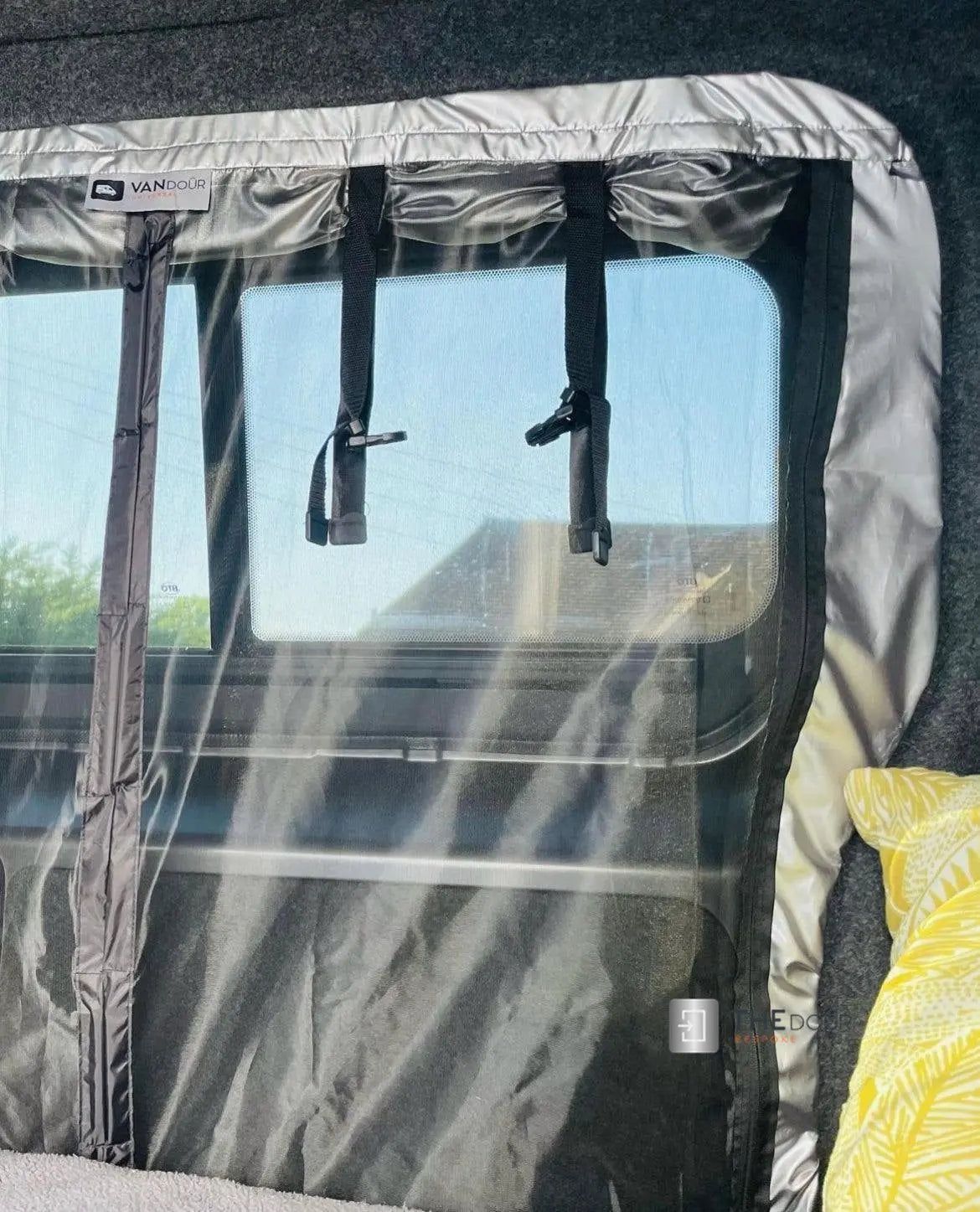 VANdour Mosquito Net Screen - Fits Small Campervans With Added Privacy Layer VANdoûr