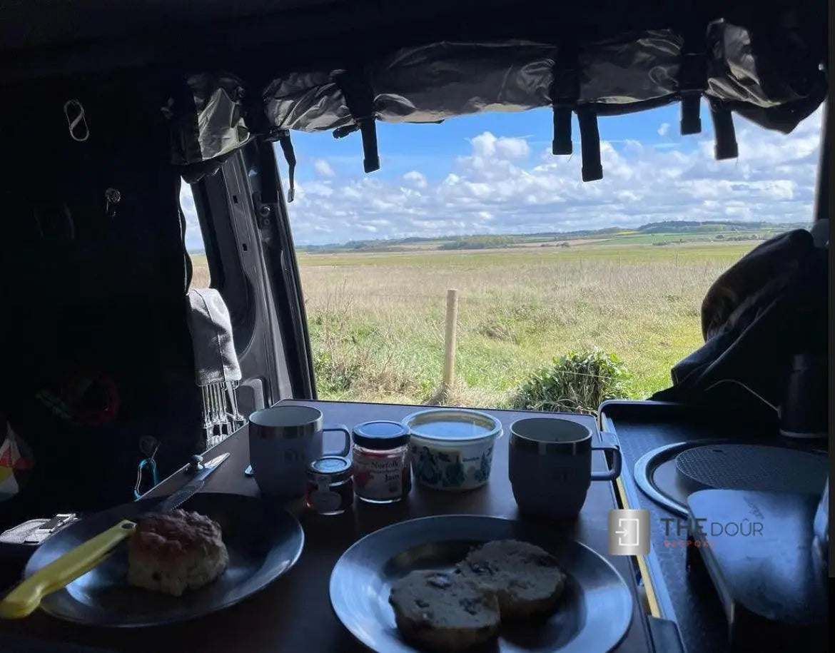 VANdour Mosquito Net Screen - Fits Small Campervans With Added Privacy Layer VANdoûr
