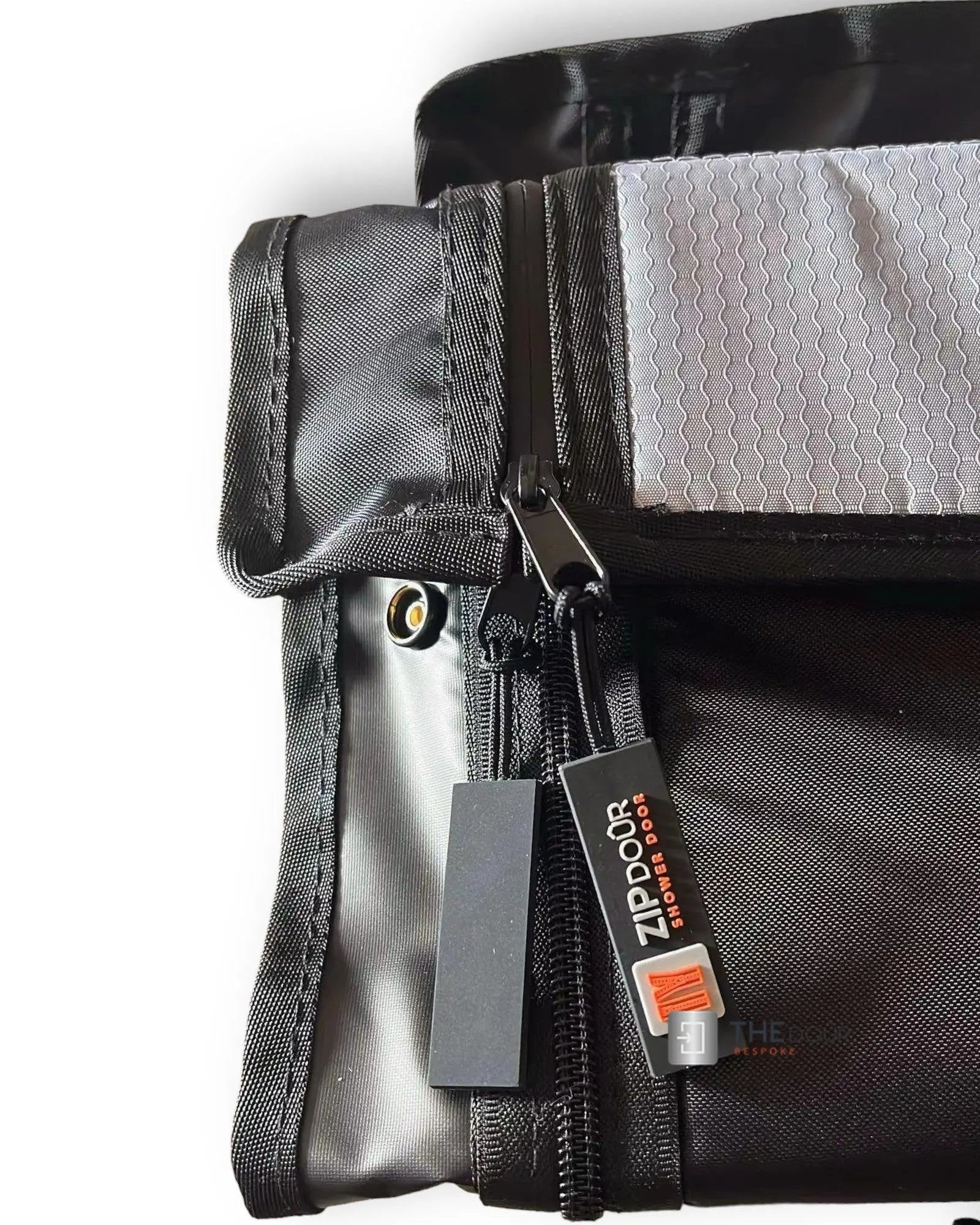 ZIPdoûr Shower Door 4x4 Camper Van / RV - Double Insulated Zip Close in Various Sizes ZIPdoûr
