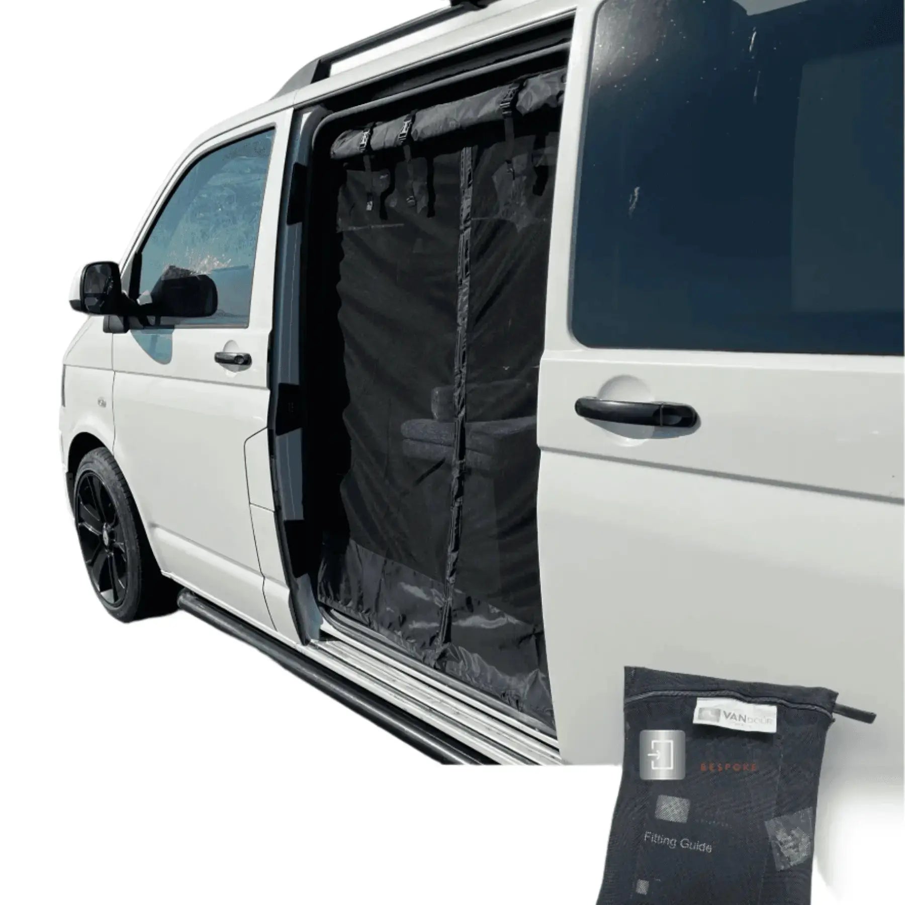 VANdour Mosquito Net Screen - Fits Small Campervans With Added Privacy Layer VANdoûr