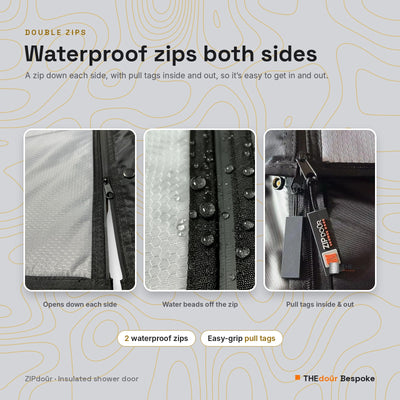 a close up of a zipper
