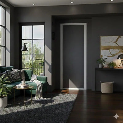 ROLdoûr Bespoke Privacy Space-Saving Retractable Blackout Door Screen | Magnetic Close, Made to Measure (Up to 2000mm Tall x 500–1000mm Wide) THEdoûr Bespoke