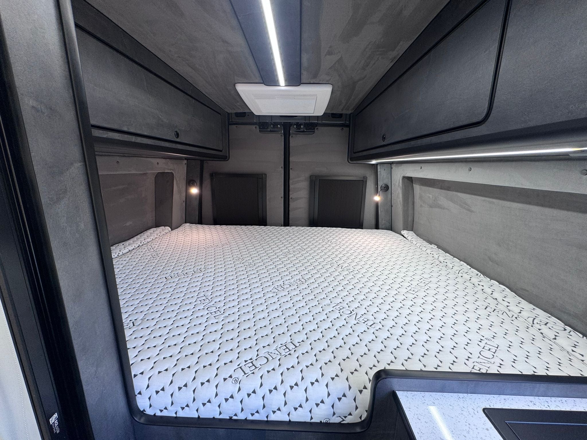 Campervan ROLdoûr Shower Door & 3 x WINdoûr Blackout Window Blinds & Net | All Made to Measure