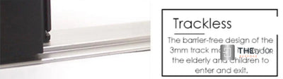 BLINDdoûr Trackless Honeycomb Insulated Blackout Blind Door - up to 2000mm Tall x up to 2000mm Wide NETdoûr
