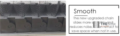 BLINDdoûr Trackless Honeycomb Insulated Blackout Blind Door - up to 2000mm Tall x up to 2000mm Wide NETdoûr