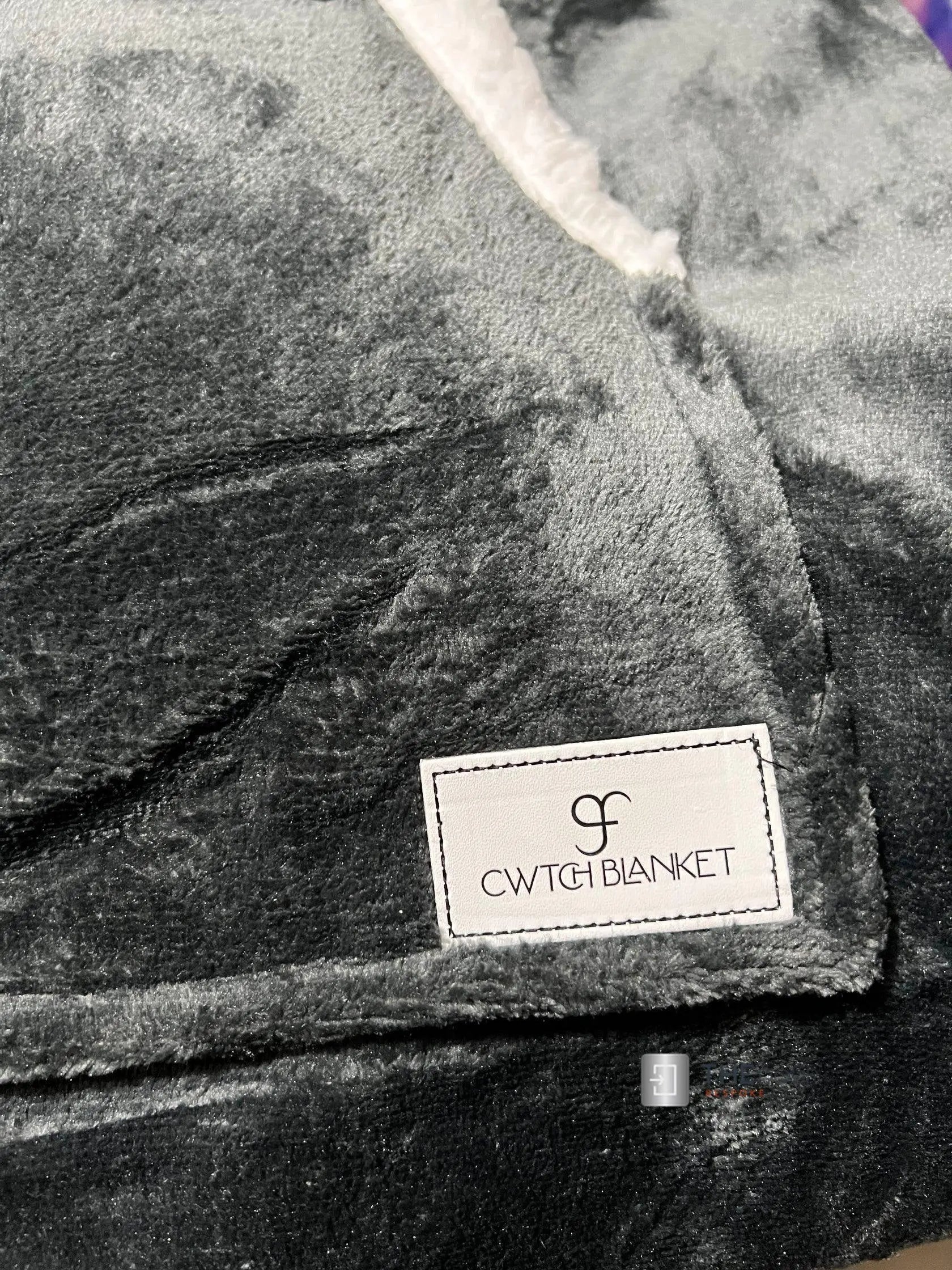 CwtchBlanket Giant 200cm x 170cm Extra Thick Sherpa Fleece Camper Blanket THEdoûr Bespoke