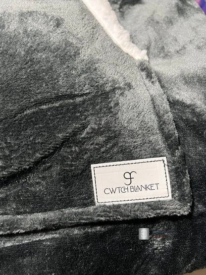 CwtchBlanket Giant 200cm x 170cm Extra Thick Sherpa Fleece Camper Blanket THEdoûr Bespoke