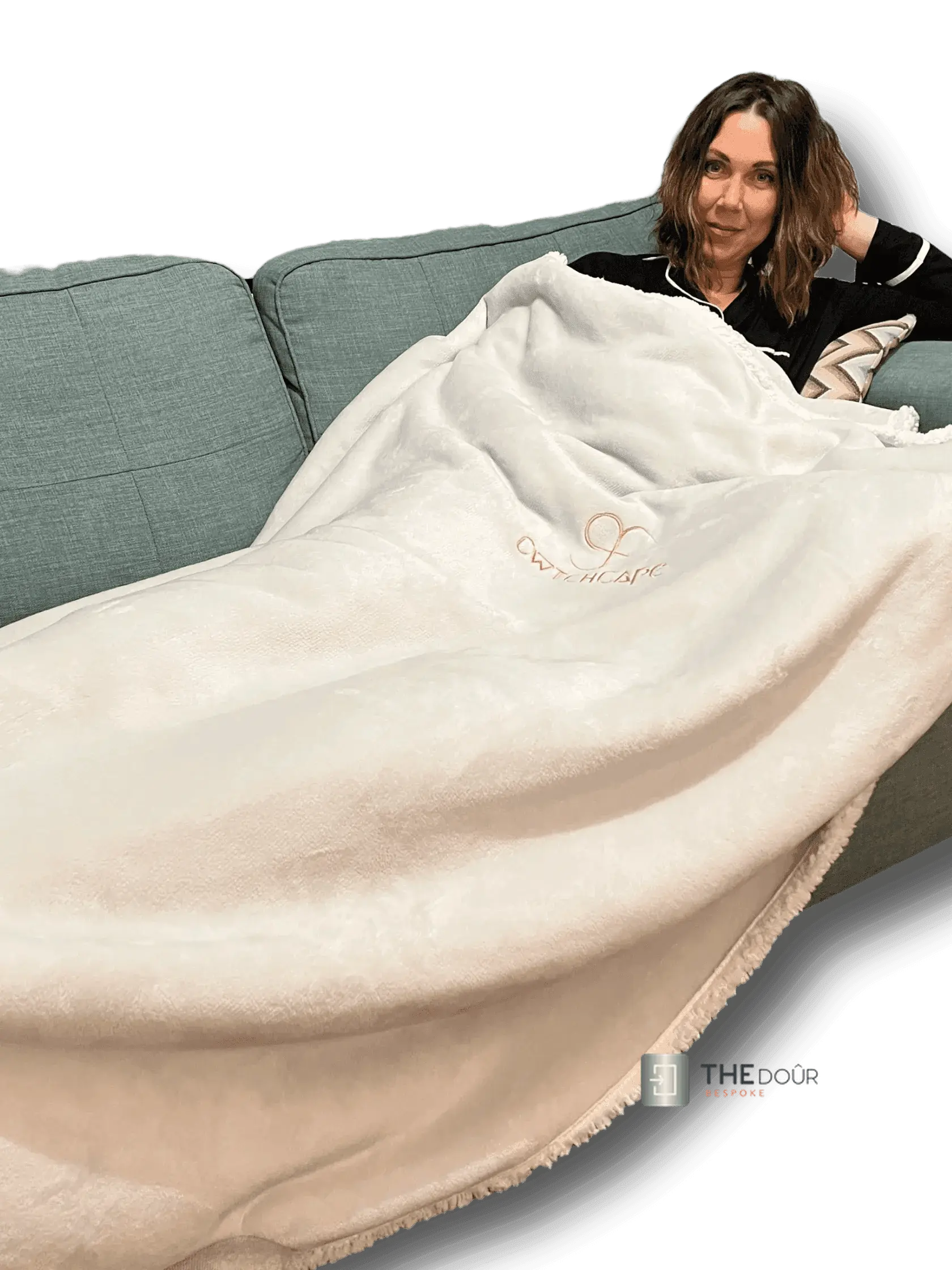 CwtchCape Camper Sherpa Fleece Hoodie Walkie Blanket Adult 1 size fits all - 4 Colours THEdoûr Bespoke