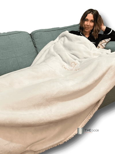 CwtchCape Camper Sherpa Fleece Hoodie Walkie Blanket Adult 1 size fits all - 4 Colours THEdoûr Bespoke