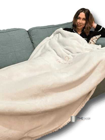 CwtchCape Camper Sherpa Fleece Hoodie Walkie Blanket Adult 1 size fits all - 4 Colours THEdoûr Bespoke
