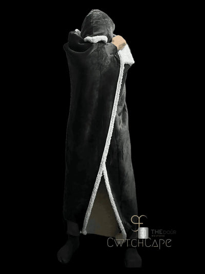 CwtchCape Camper Sherpa Fleece Hoodie Walkie Blanket Erwachsene Einheitsgröße - 4 Farben THEdoûr Maßanfertigung