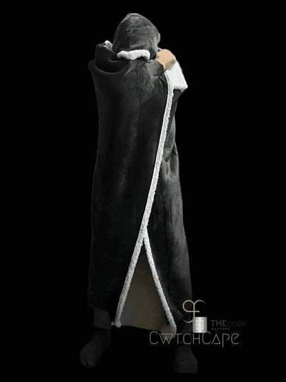 CwtchCape Camper Sherpa Fleece Hoodie Walkie Blanket Adult 1 size fits all - 4 Colours THEdoûr Bespoke