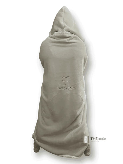 CwtchCape Camper Sherpa Fleece Hoodie Walkie Blanket Adult 1 size fits all - 4 Colours THEdoûr Bespoke