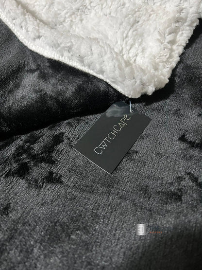 CwtchCape Camper Sherpa Fleece Hoodie Walkie Blanket Adult 1 size fits all - 4 Colours THEdoûr Bespoke