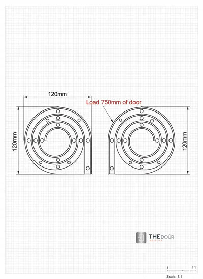 Easy Cut Tambour Vertical or Horizontal Sliding Door Kit & Parts, Up to 1000mm x 1000mm Area. THEdoûr Bespoke