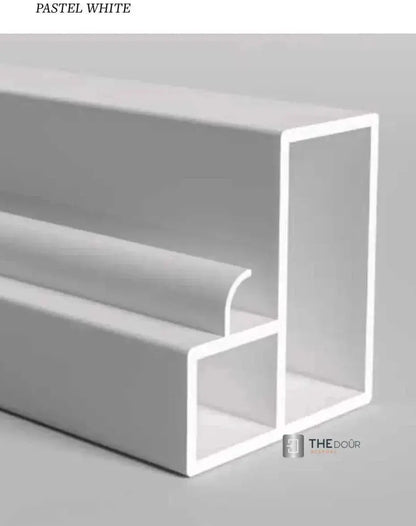 FLEXdoûr Corner PVC Shower Door with central Opening 1850mm Height x Various Reducible Width THEdoûr Bespoke