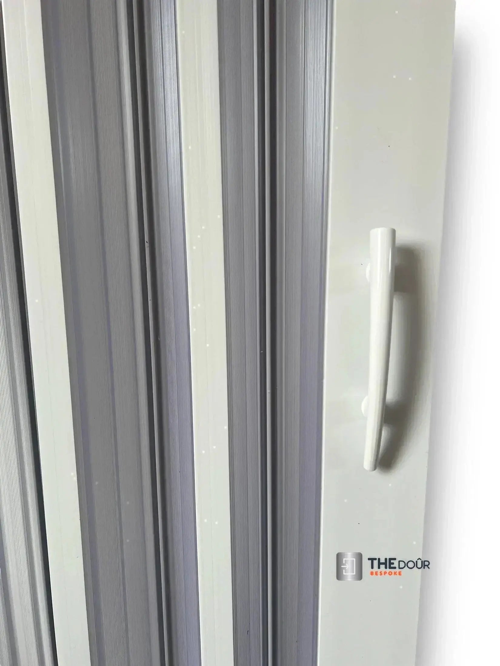 FLEXdoûr PVC Folding Shower Door with Side Opening 1850mm Height x Various Width THEdoûr Bespoke