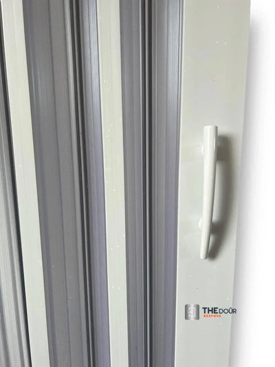 FLEXdoûr PVC Folding Shower Door with Side Opening 1850mm Height x Various Width THEdoûr Bespoke