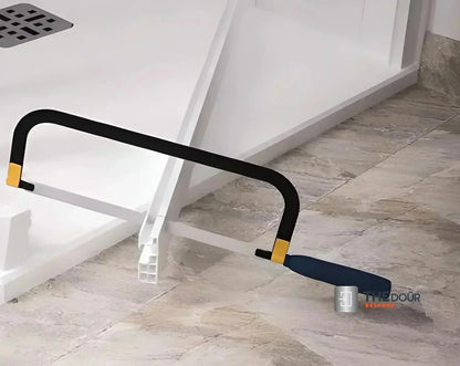 FLEXdour Folding PVC Shower Enclosure Doors Central Opening 1850mm Height x Various Width THEdoûr Bespoke