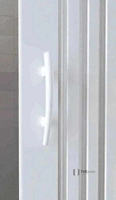 FLEXdoûr PVC Folding Shower Door with Side Opening 1850mm Height x Various Width THEdoûr Bespoke