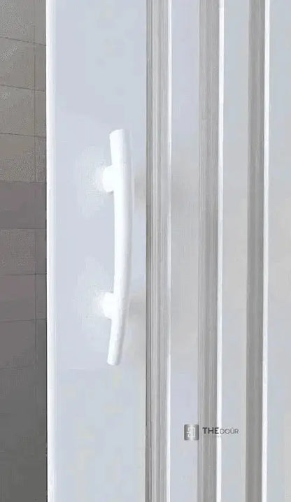 FLEXdoûr PVC Folding Shower Door with Side Opening 1850mm Height x Various Width THEdoûr Bespoke