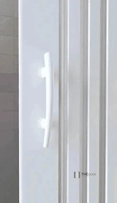FLEXdoûr PVC Folding Shower Door with Side Opening 1850mm Height x Various Width THEdoûr Bespoke