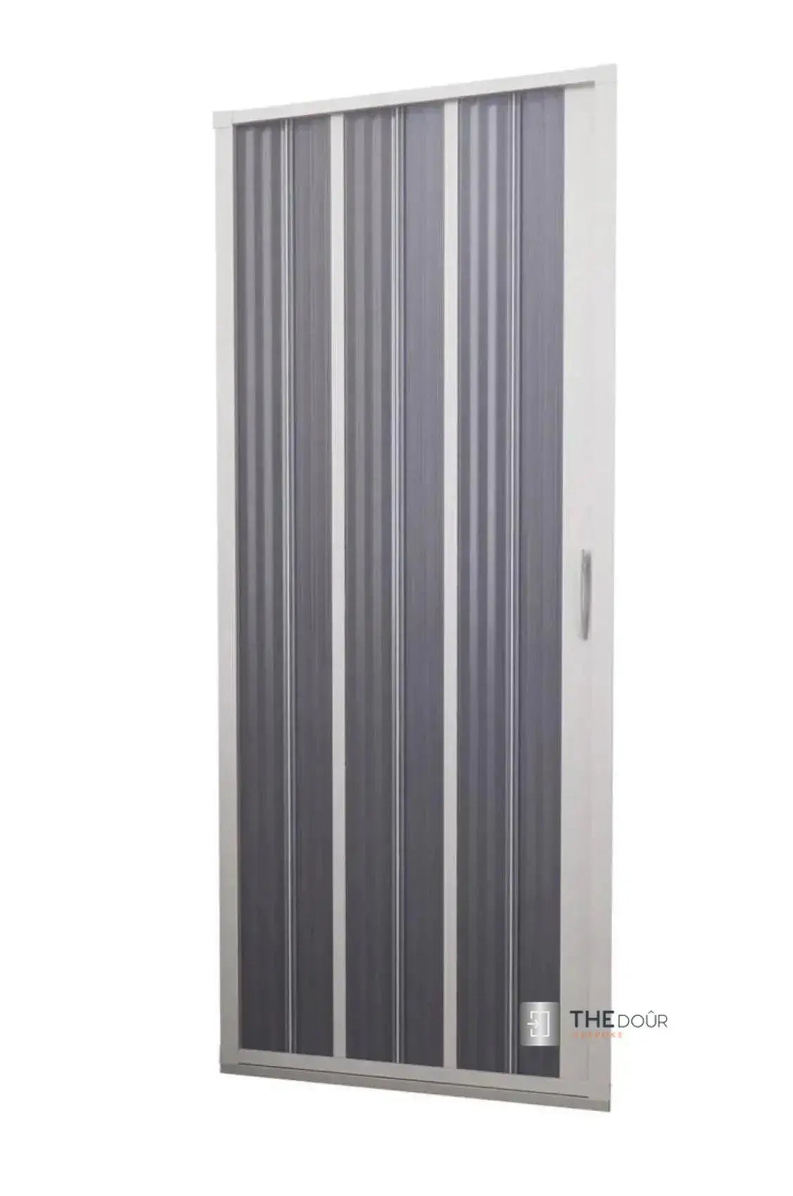 FLEXdoûr PVC Folding Shower Door with Side Opening 1850mm Height x Various Width THEdoûr Bespoke