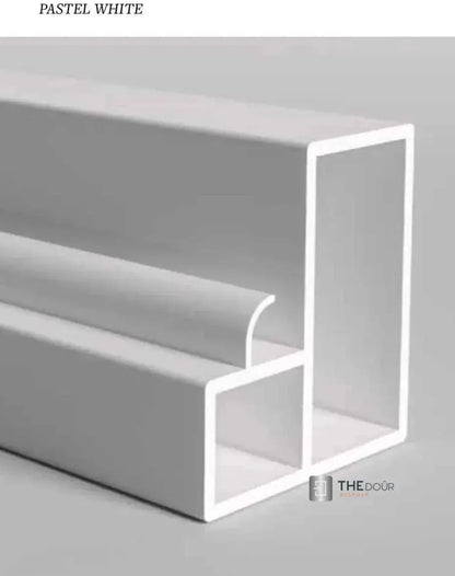 FLEXdoûr PVC Shower Door with Side Opening 1850mm Height x Reducible Width THEdoûr Bespoke