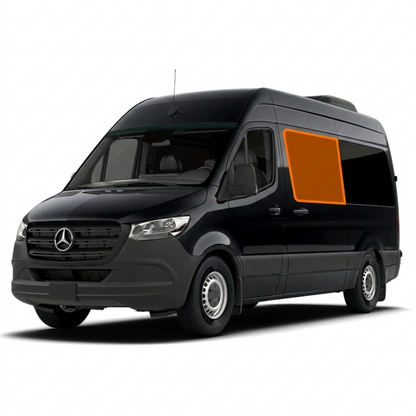 Mercedes Sprinter Window Covers – Models (2019 – Current) | Magnetic Insulated Blackout Privacy Sets - THEdoûr Bespoke