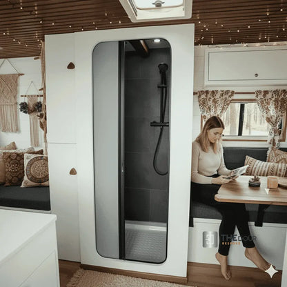 ROLdour Campervan / RV Shower Door PRE MADE 1800mm Tall x 1000mm Self Cut Width THEdoûr Bespoke