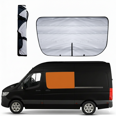 Mercedes Sprinter Window Covers – Models (2019 – Current) | Magnetic Insulated Blackout Privacy Sets - THEdoûr Bespoke