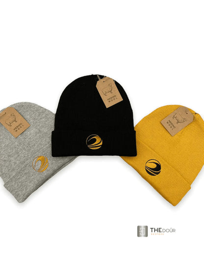 Golden Fleece Wave Marino Wool Beanies THEdoûr Bespoke