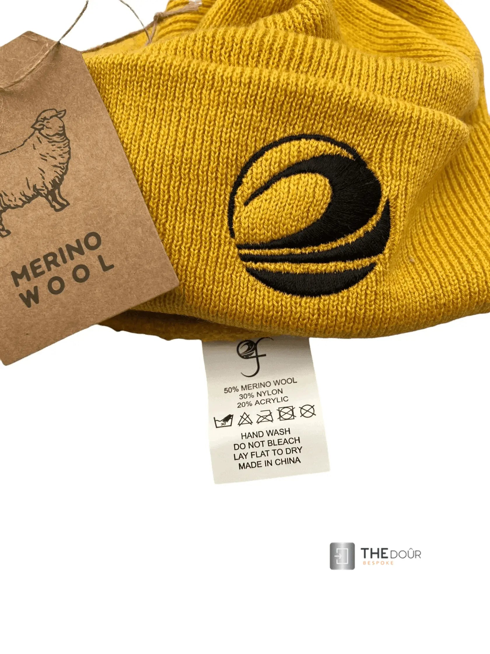 Golden Fleece Wave Marino Wool Beanies THEdoûr Bespoke
