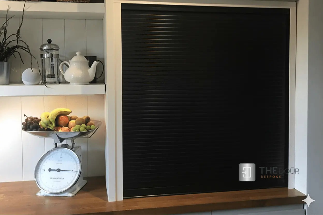Easy Cut Tambour Vertical or Horizontal Sliding Door Kit & Parts, Up to 1000mm x 1000mm Area. THEdoûr Bespoke