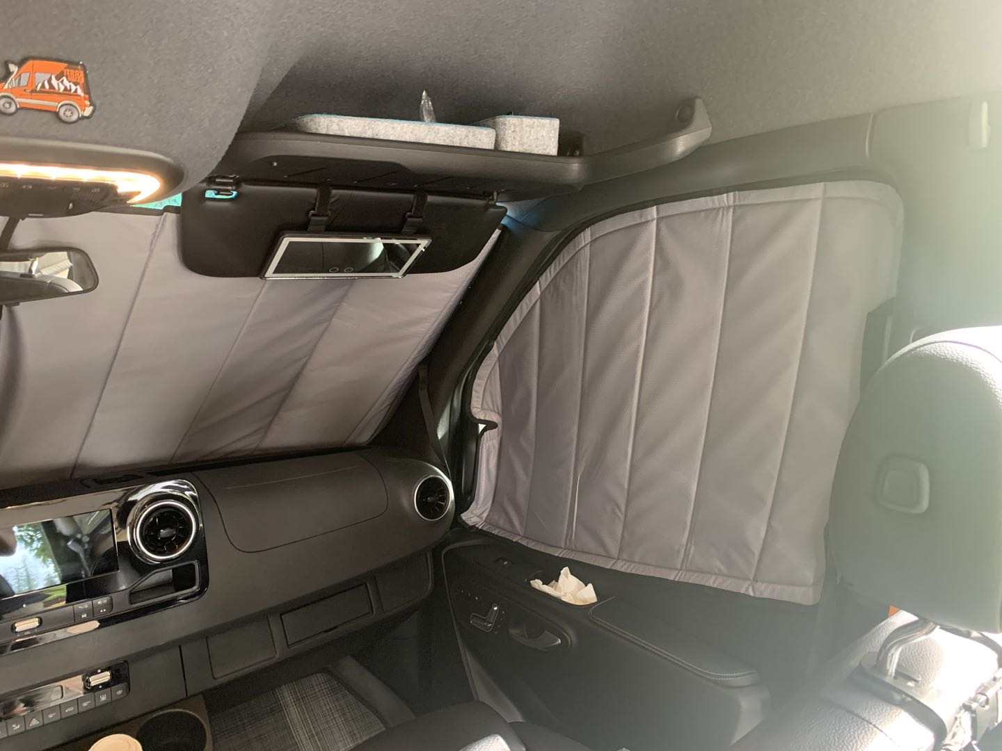 Mercedes Sprinter Window Covers – Models (2019 – Current) | Magnetic Insulated Blackout Privacy Sets - THEdoûr Bespoke