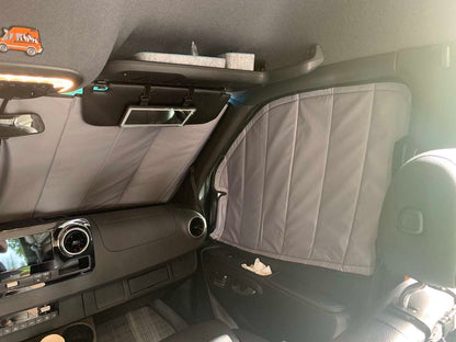 Mercedes Sprinter Window Covers – Models (2019 – Current) | Magnetic Insulated Blackout Privacy Sets - THEdoûr Bespoke