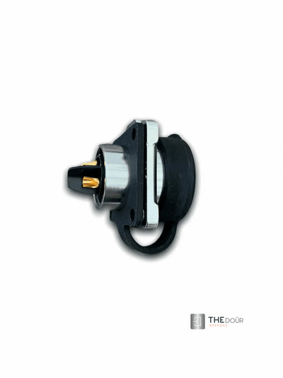 IP67 COMPACT Surface Mounted 240v Electric Hookup Black & Chrome THEdoûr Bespoke