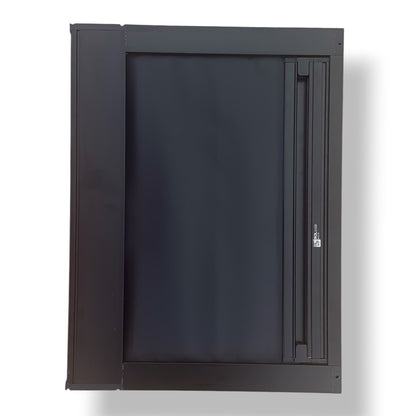 ROLdoûr Noir - Custom Campervan / RV Shower Door | Made to Measure (1000mm–2000mm Tall x 500mm – 1000mm Wide)