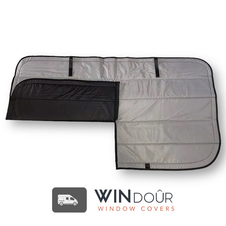Mercedes Sprinter Window Covers – Models (2019 – Current) | Magnetic Insulated Blackout Privacy Sets - THEdoûr Bespoke